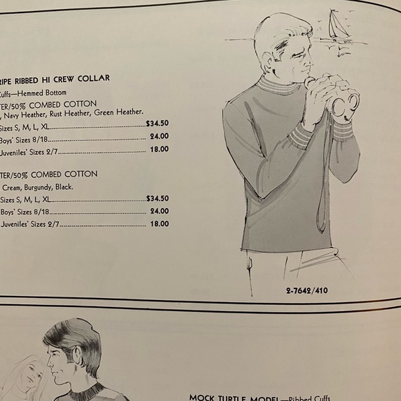 Vintage 1971 Mens Clothing Wholesale Catalog By Washington Manufacturing Co - Picture 10 of 12